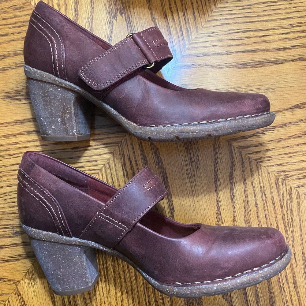 Clarks Artisan Carleta Prato Mary Jane Heels 6.5